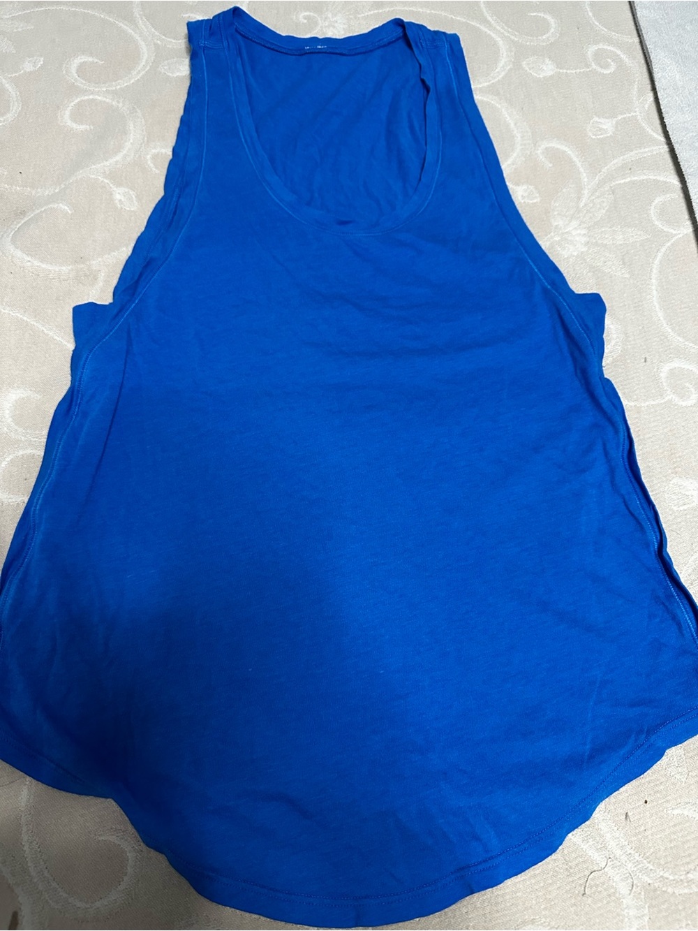 Lululemon Women’s Blue Racerback Tank Top Estimated Size S Lightweight Athletic